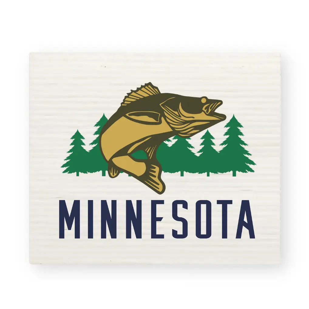 Minnesota Walleye Swedish Dish Cloth