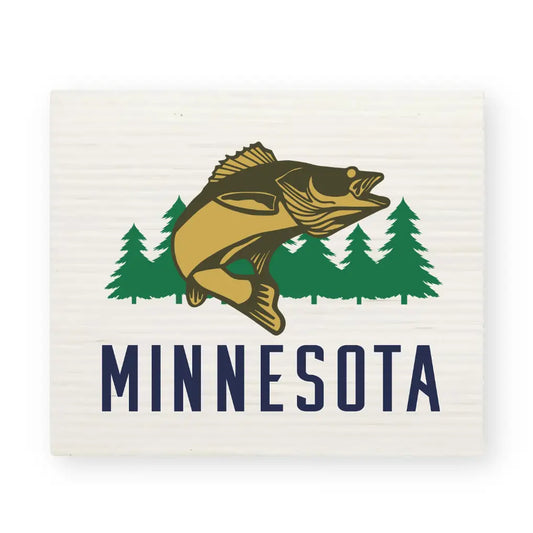 Minnesota Walleye Swedish Dish Cloth