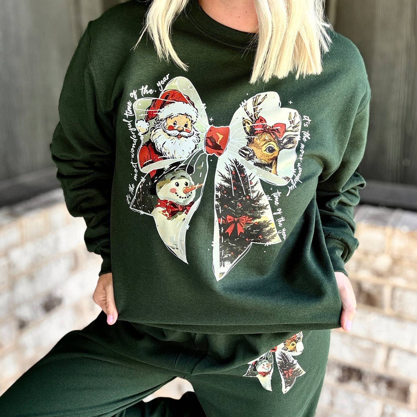 Vintage Christmas Crew Neck
