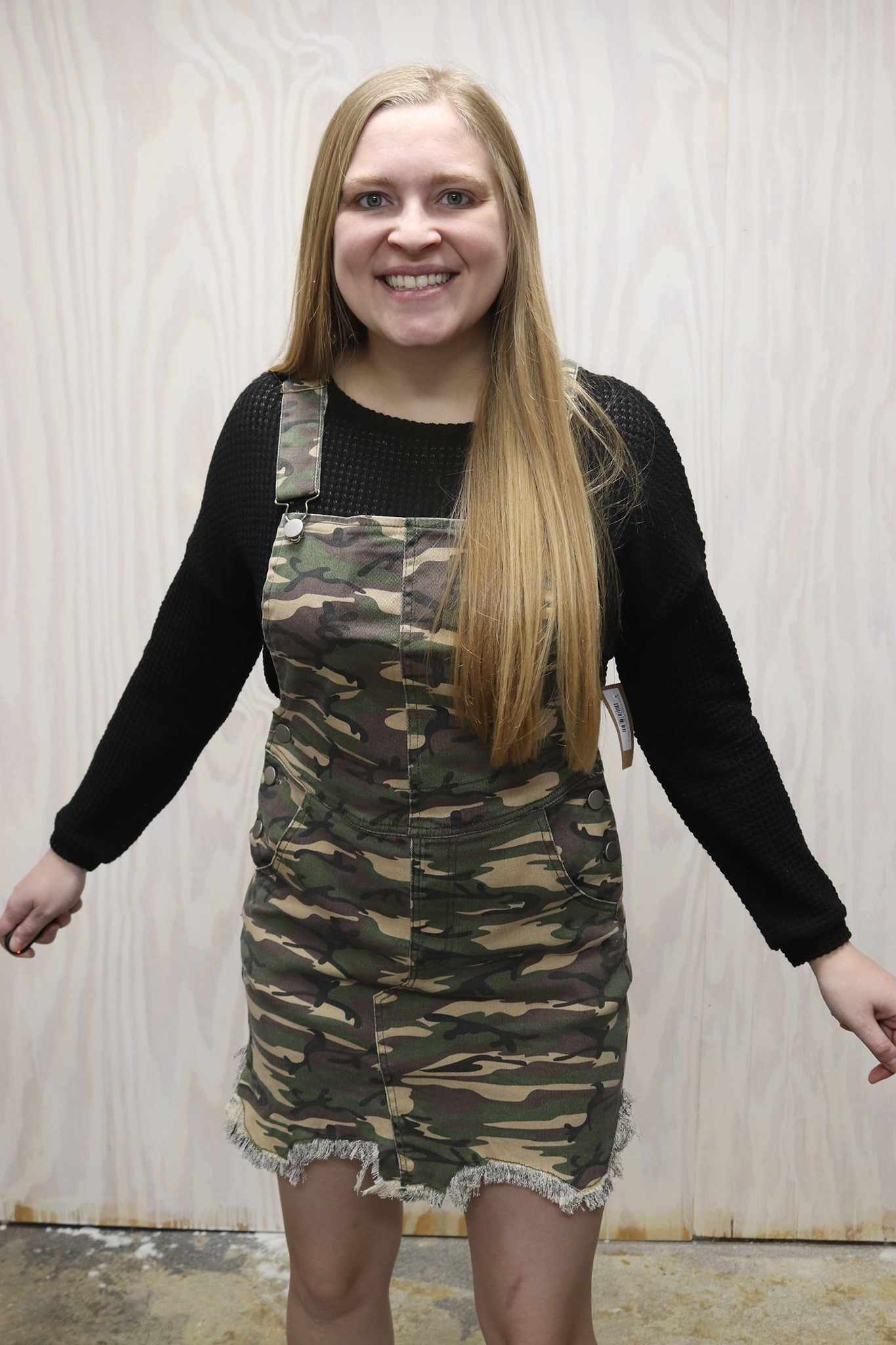 Camouflage Overall Dress