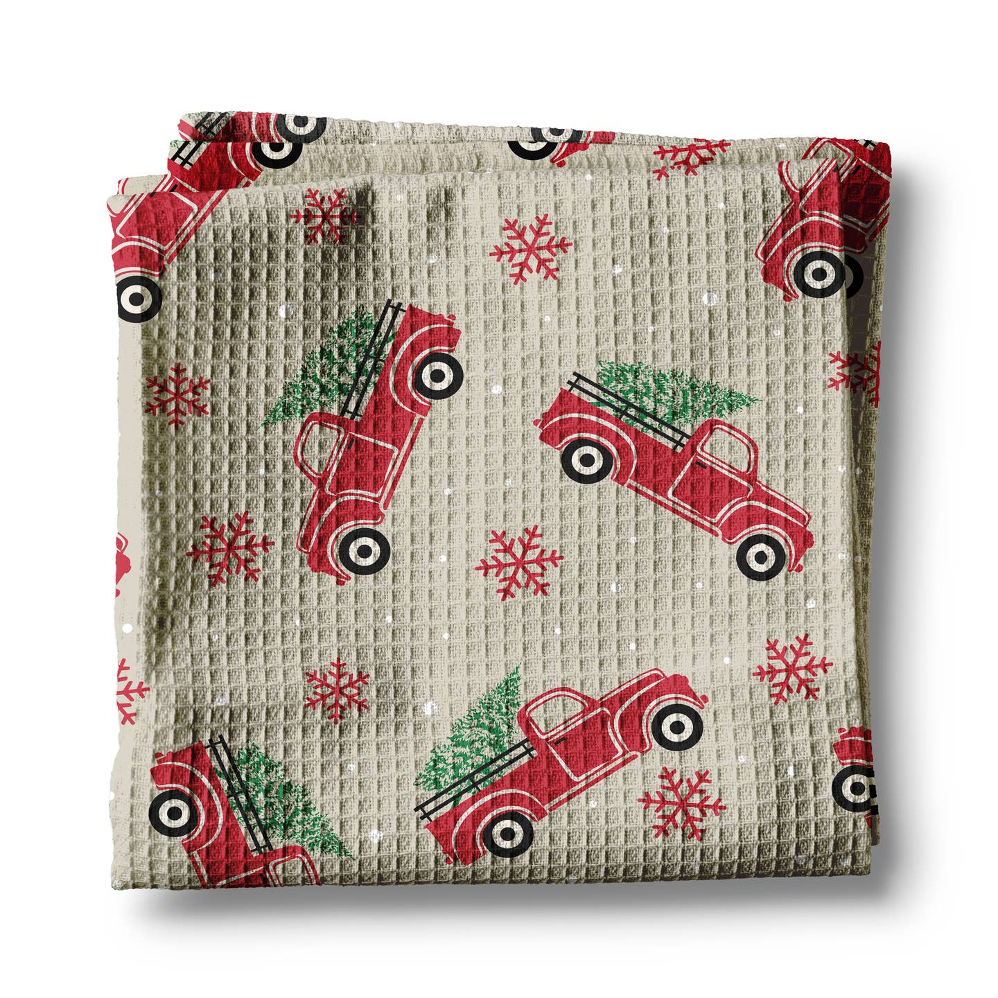 Christmas Truck Kitchen Towel