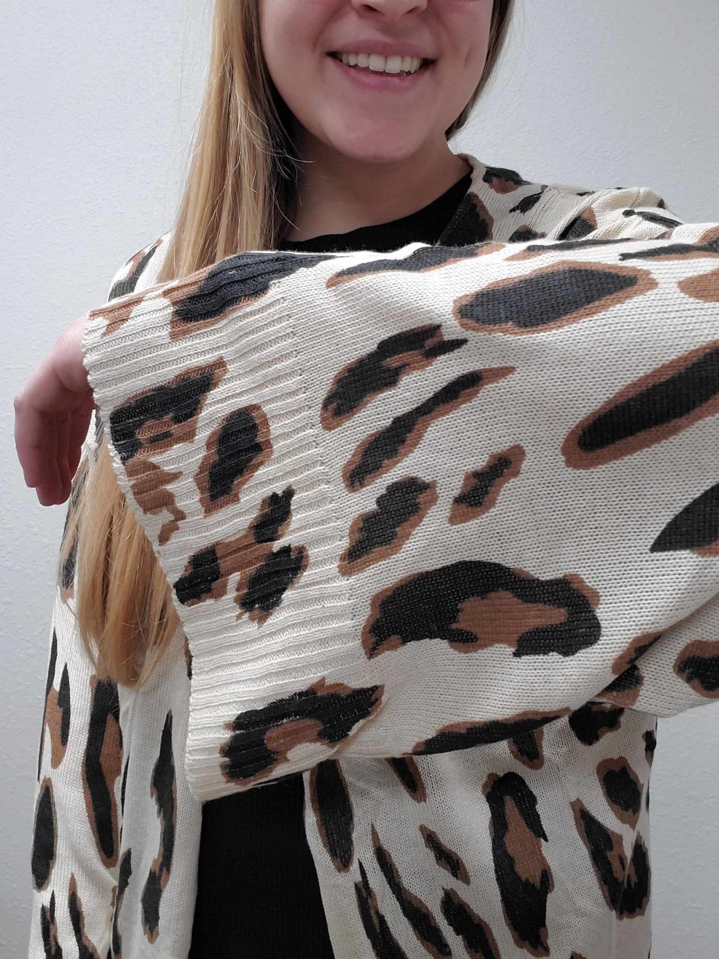 Flowy Leopard Cardigan