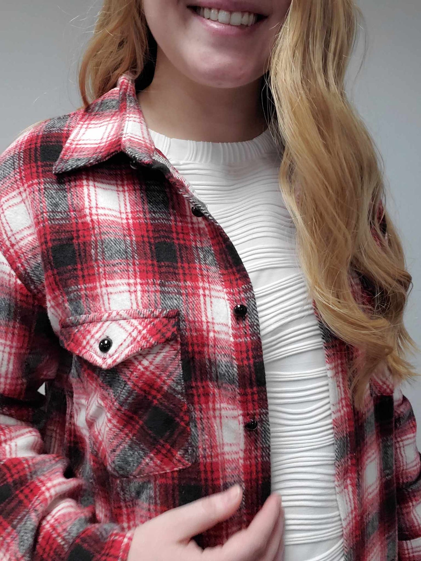 Red Plaid Shacket