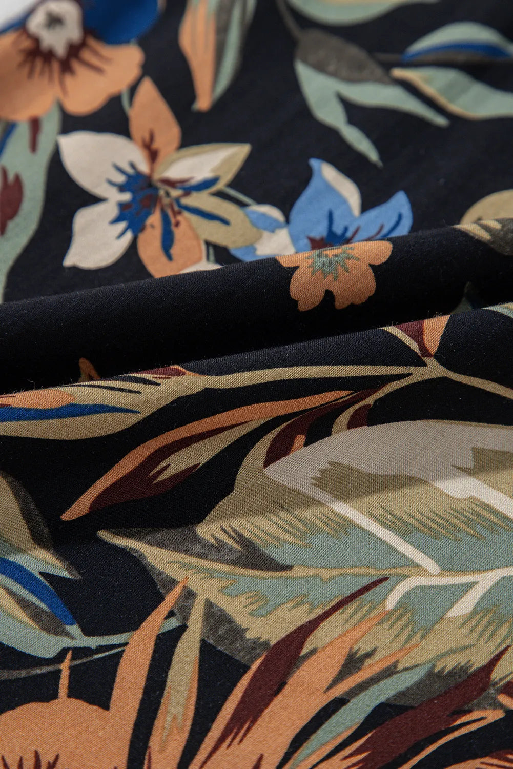 Tropical Wide Leg Pants