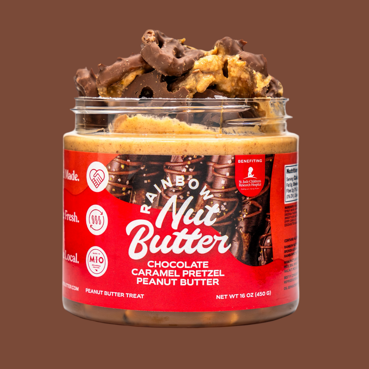 Chocolate Caramel Pretzel Peanut Butter