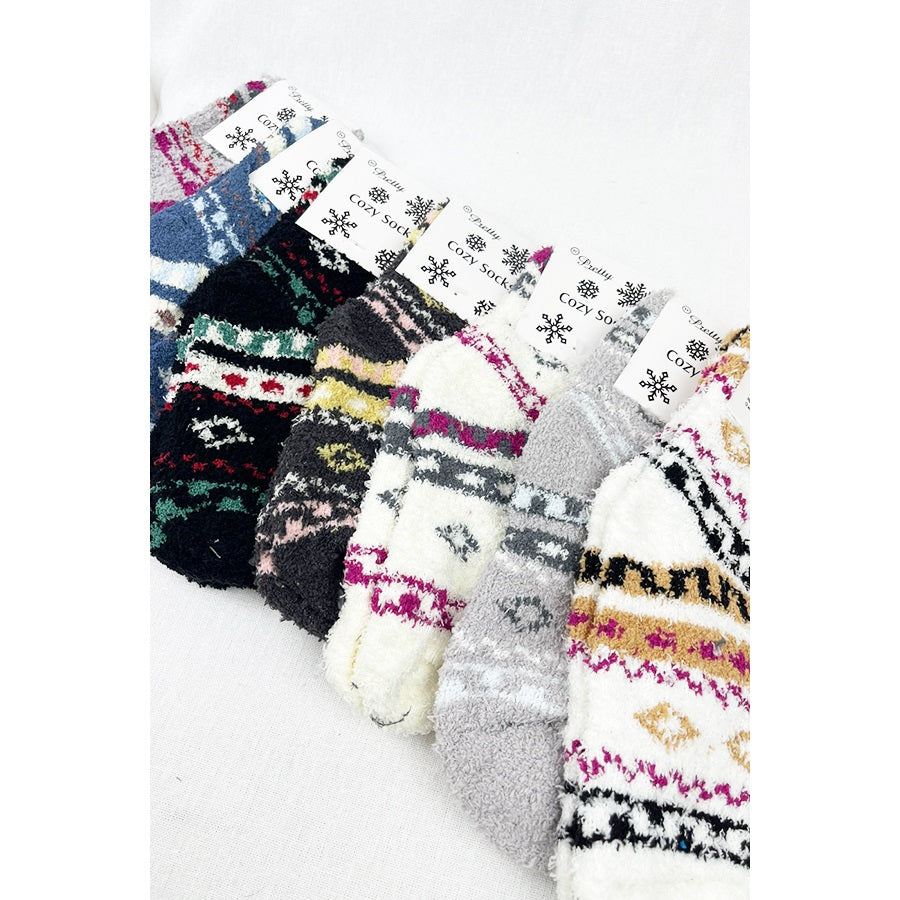 Assorted Winter Cozy Socks