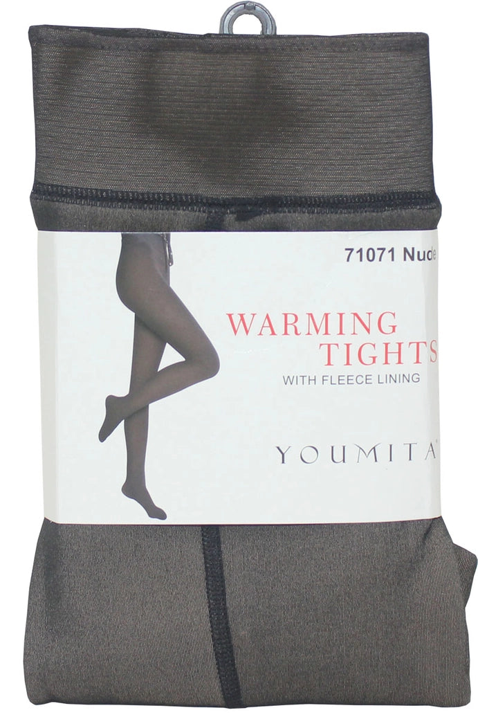 Nude Fleece Lined Tights