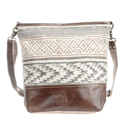 Gray Aztec Tote