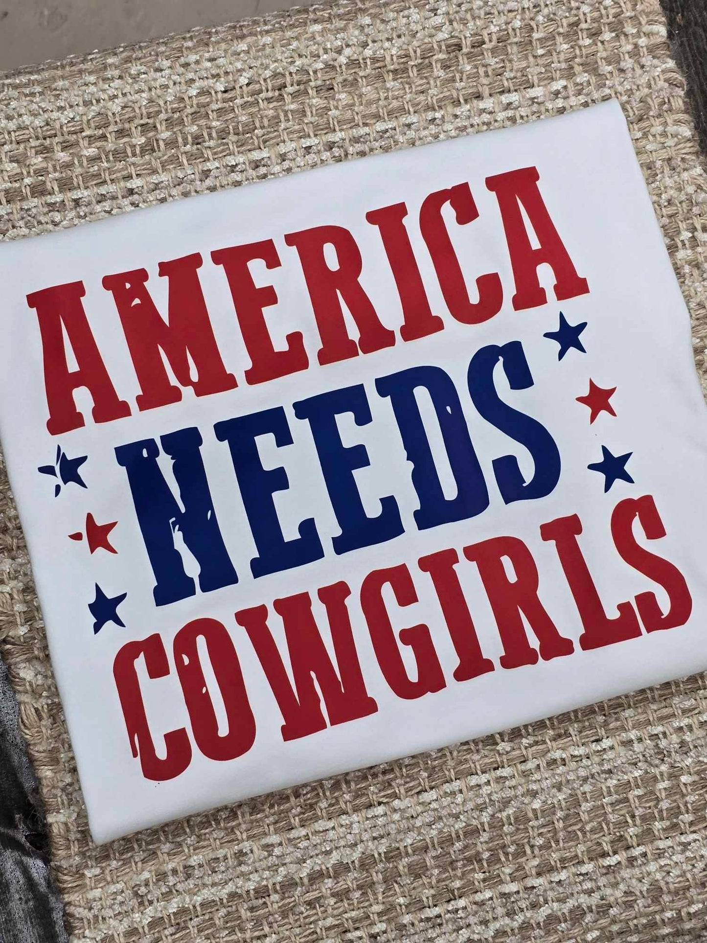 America Needs Cowgirls T-shirt