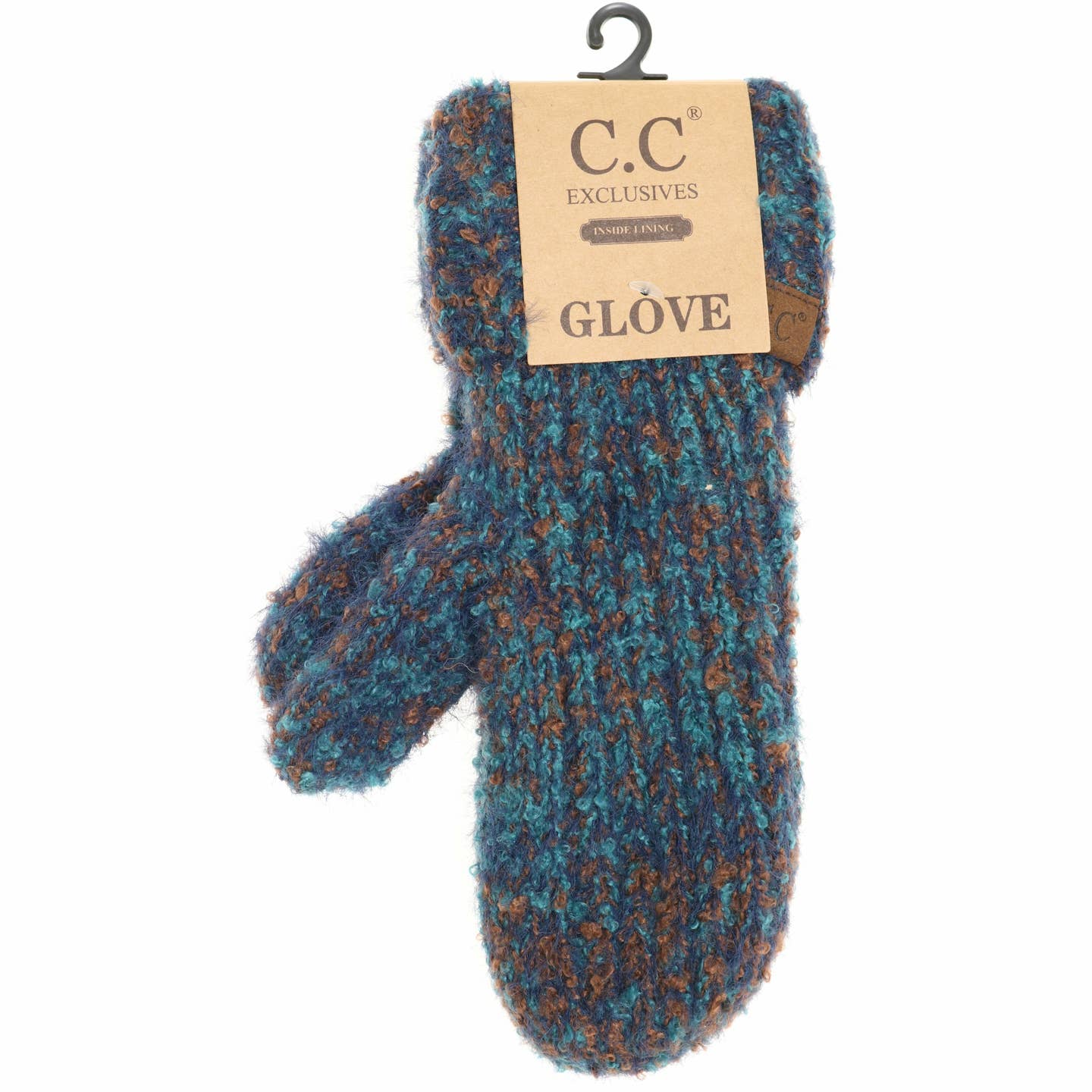 Teal CC Mittens