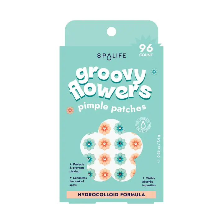 Groovy Flowers Hydrocolloid Pimple Patches