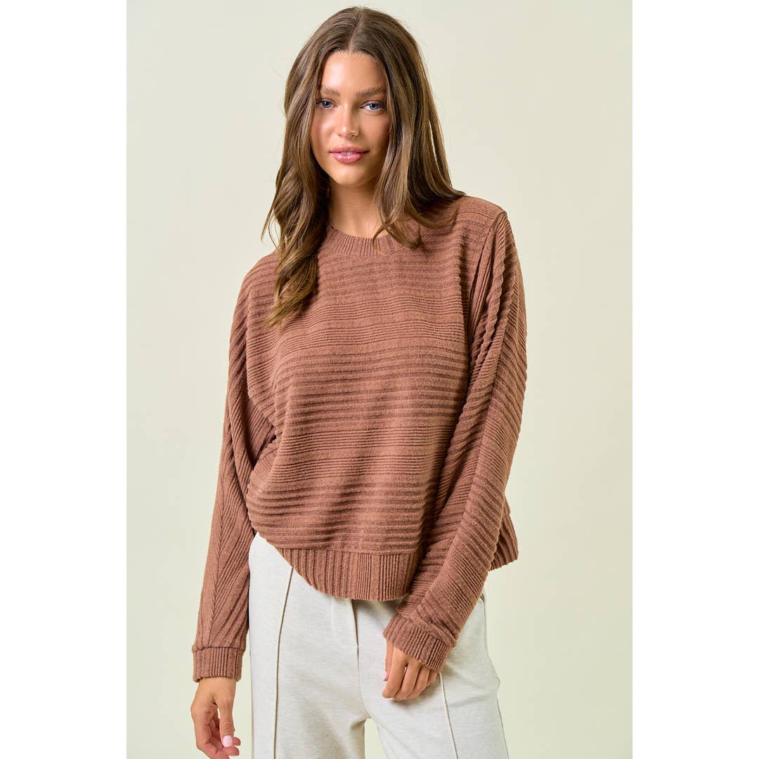 Oversized Chestnut Top