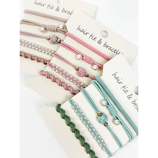 Pearl Hair Tie Bracelets