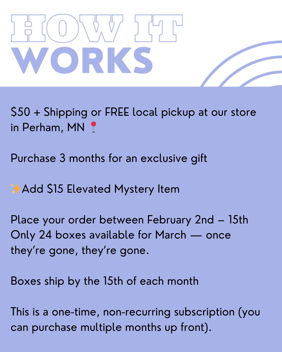 April Subscription Box