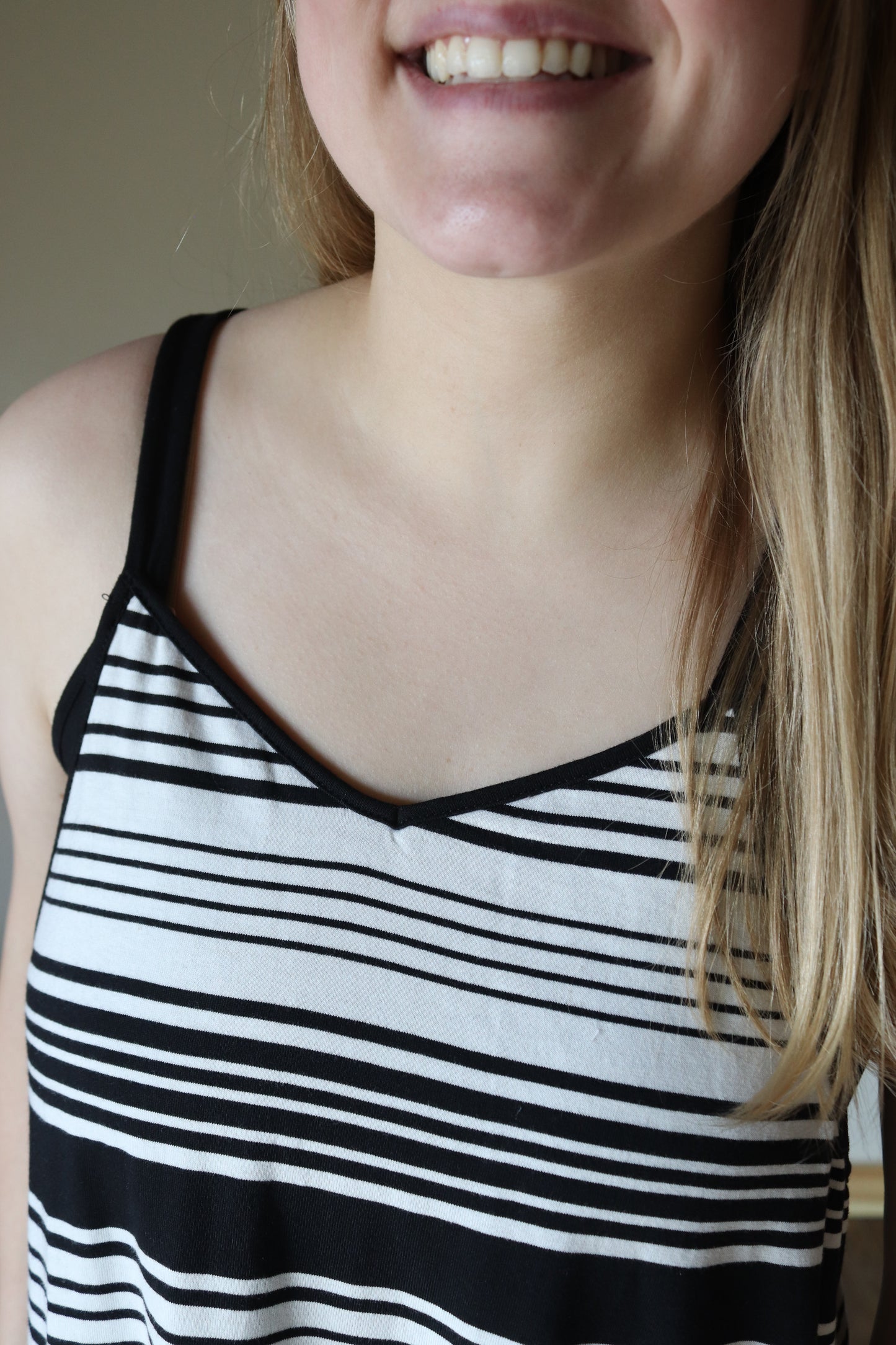 Black Striped Dress