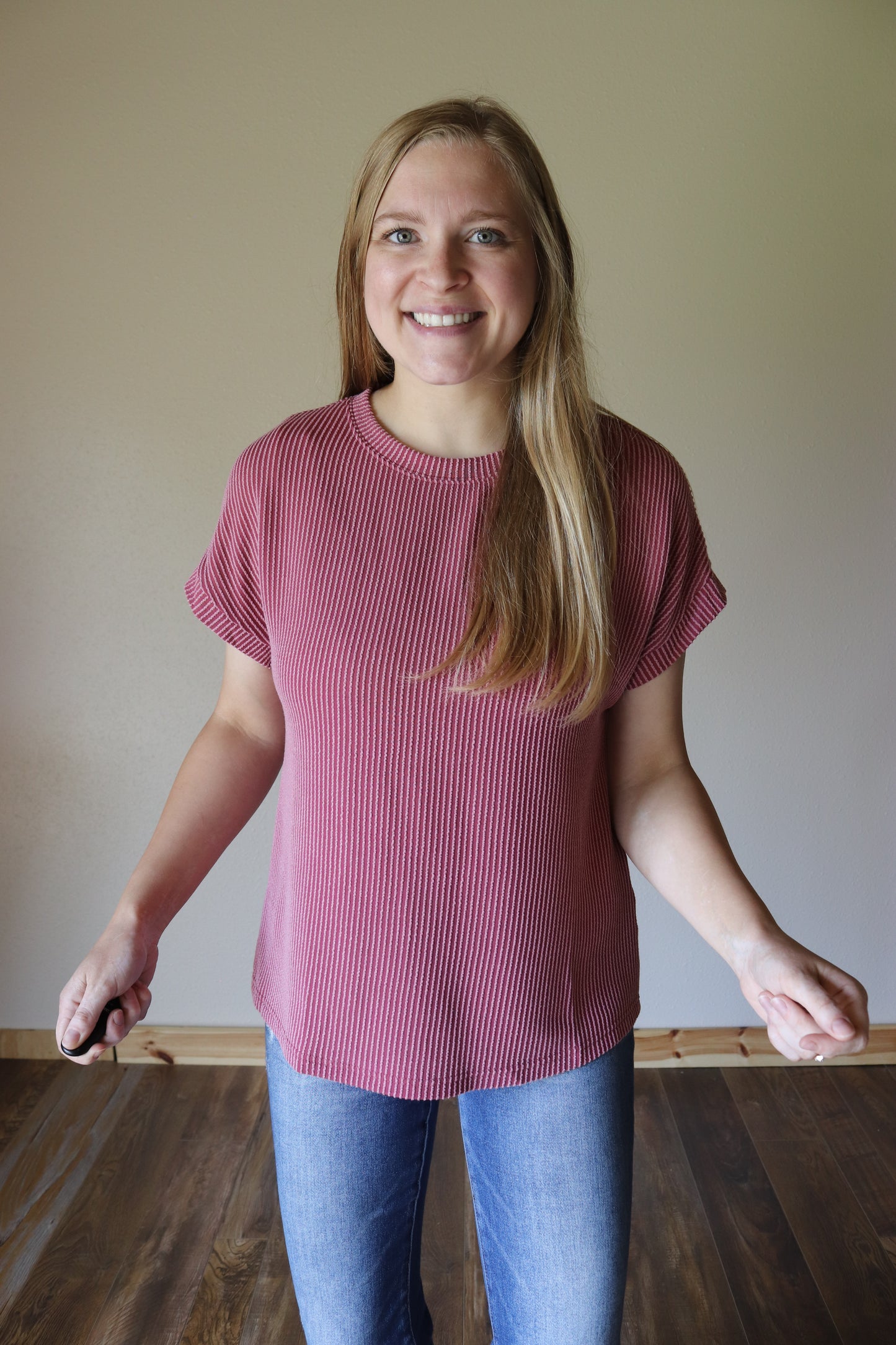 Burgundy Urban Ribbed Set