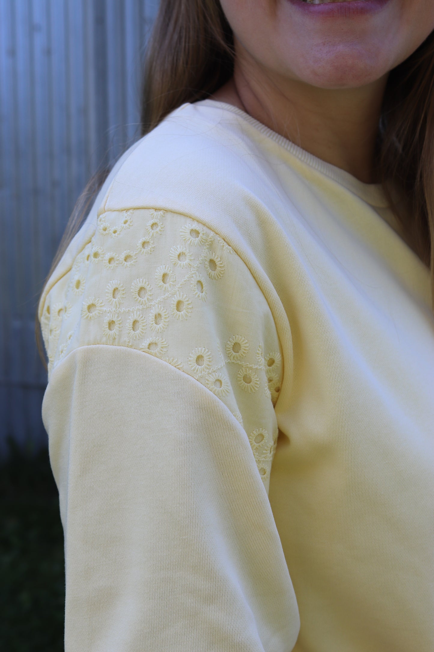 Butter Yellow Lace Set