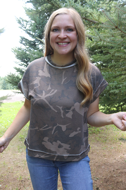 Camo Kreek Urban Ribbed Top