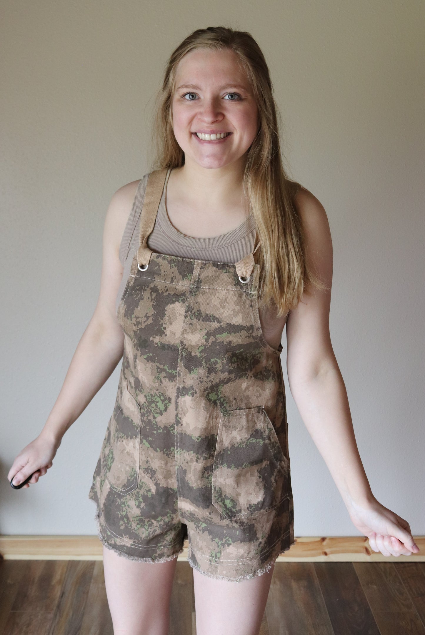 Camo Denim Romper