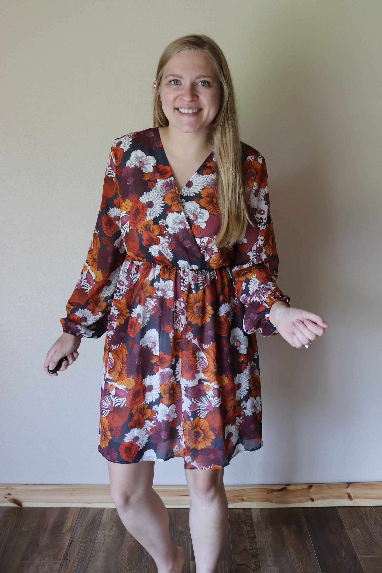 Crimson Garden Dress