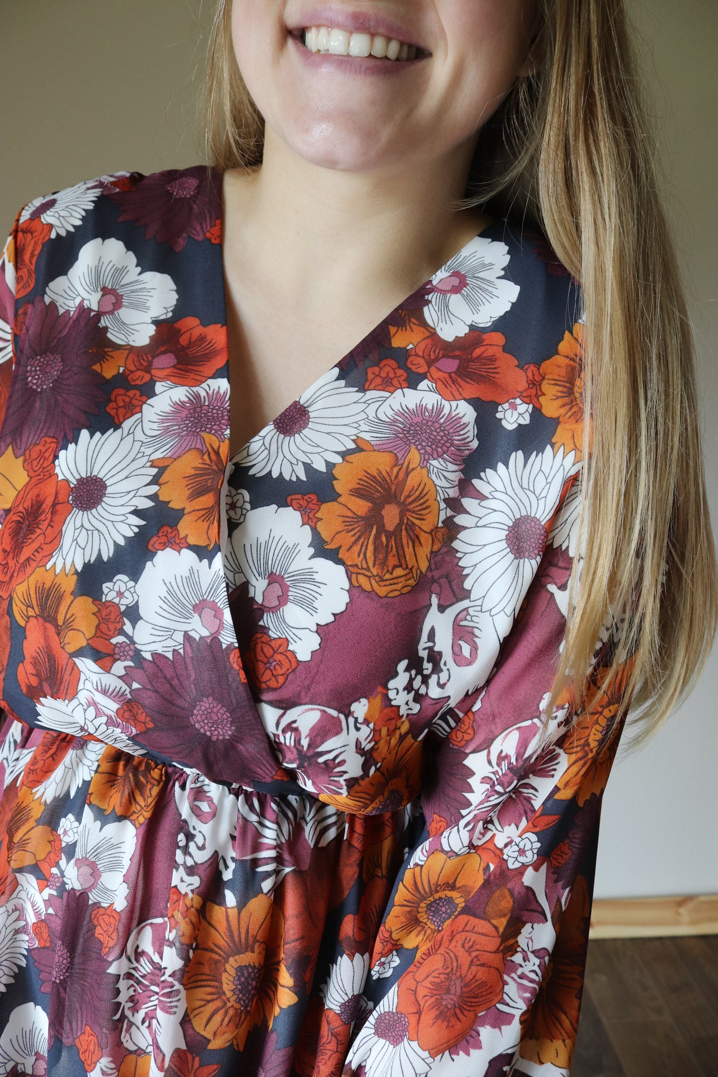 Crimson Garden Dress