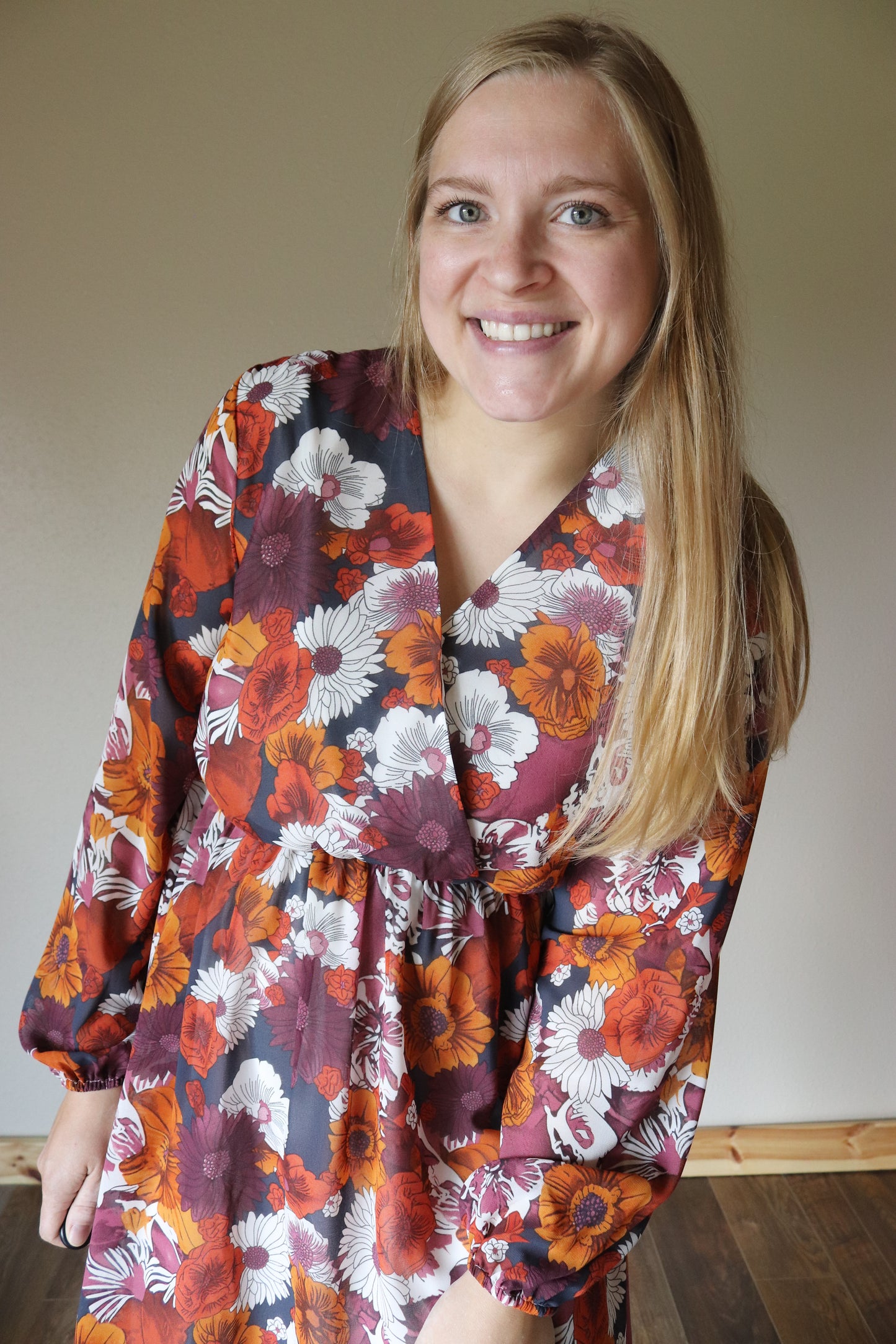 Crimson Garden Dress
