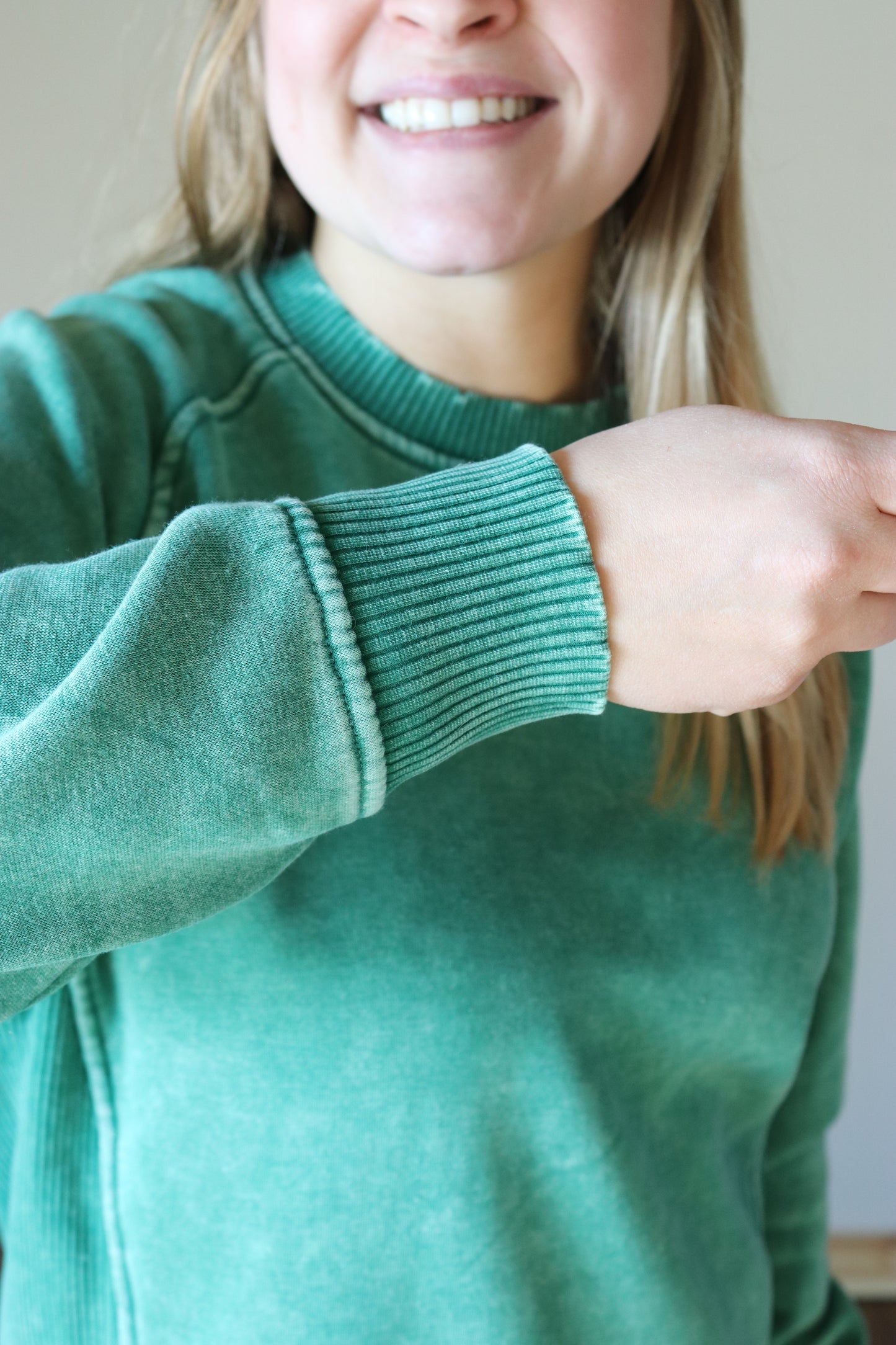 PLUS: Forest Washed Sweatshirt
