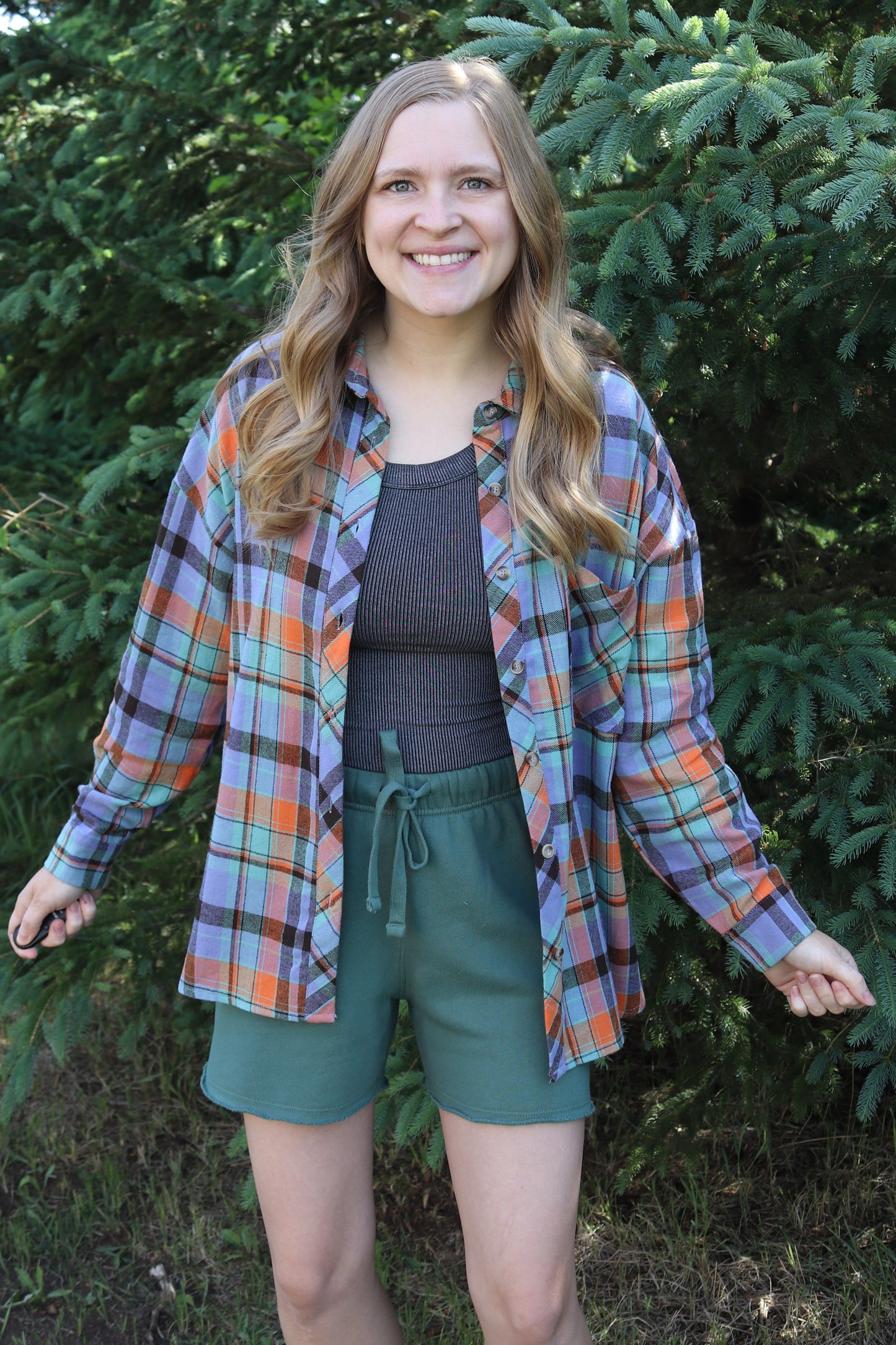 Forest Mid-rise Vintage Edge Shorts