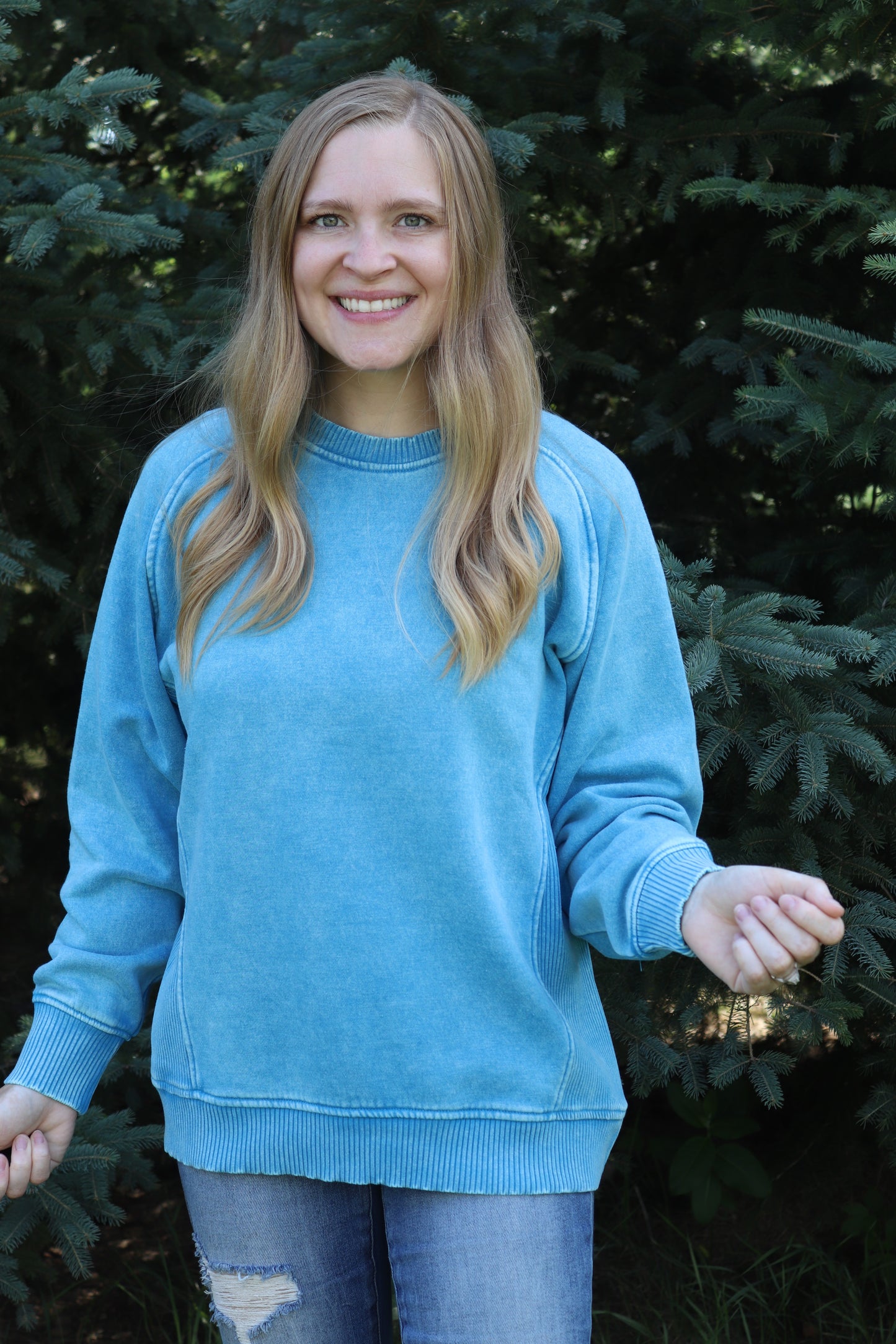 Sky Washed Sweatshirt