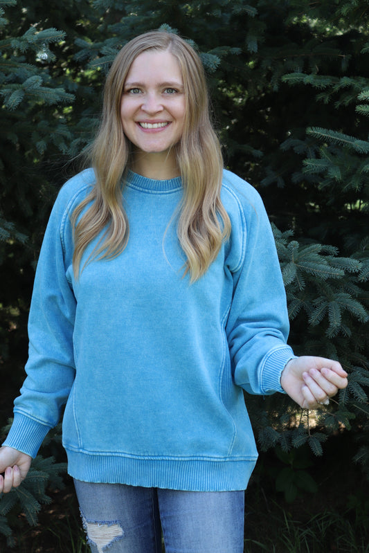 Sky Washed Sweatshirt