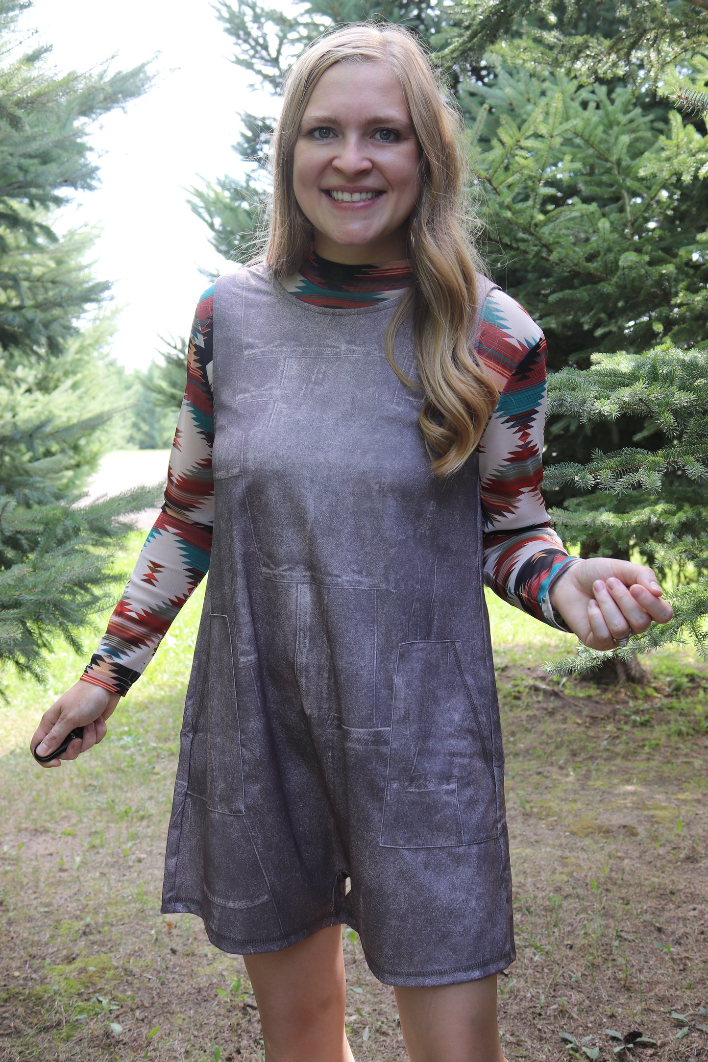 Black Washed Romper