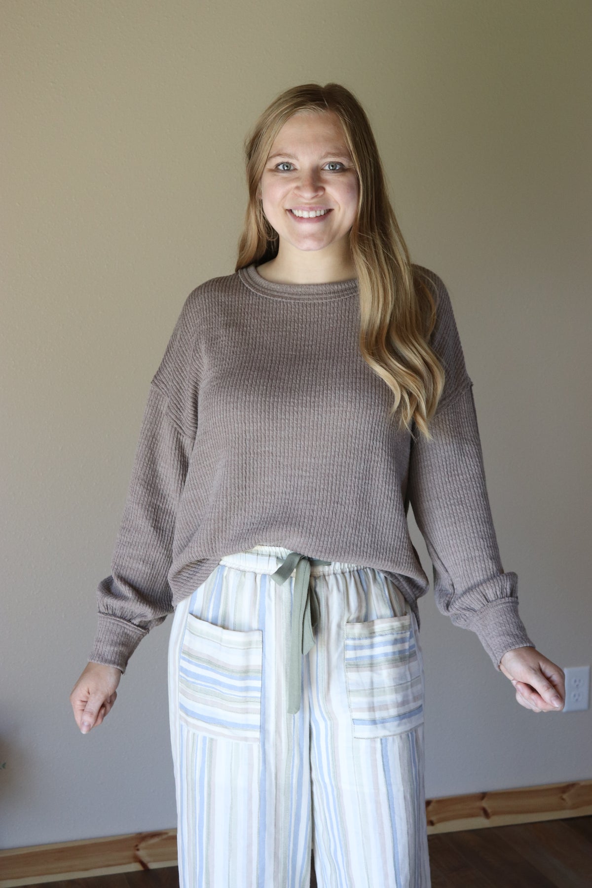 Light Mocha Knit Sweater