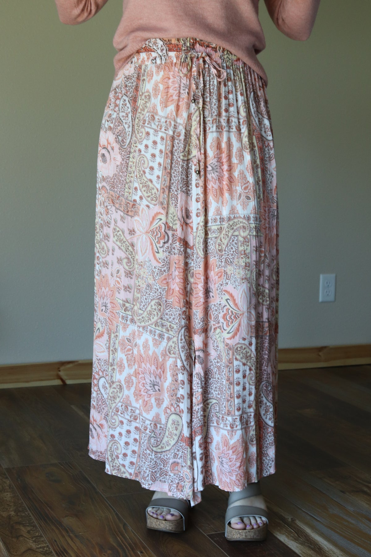 Harper Pink Patchwork Skirt