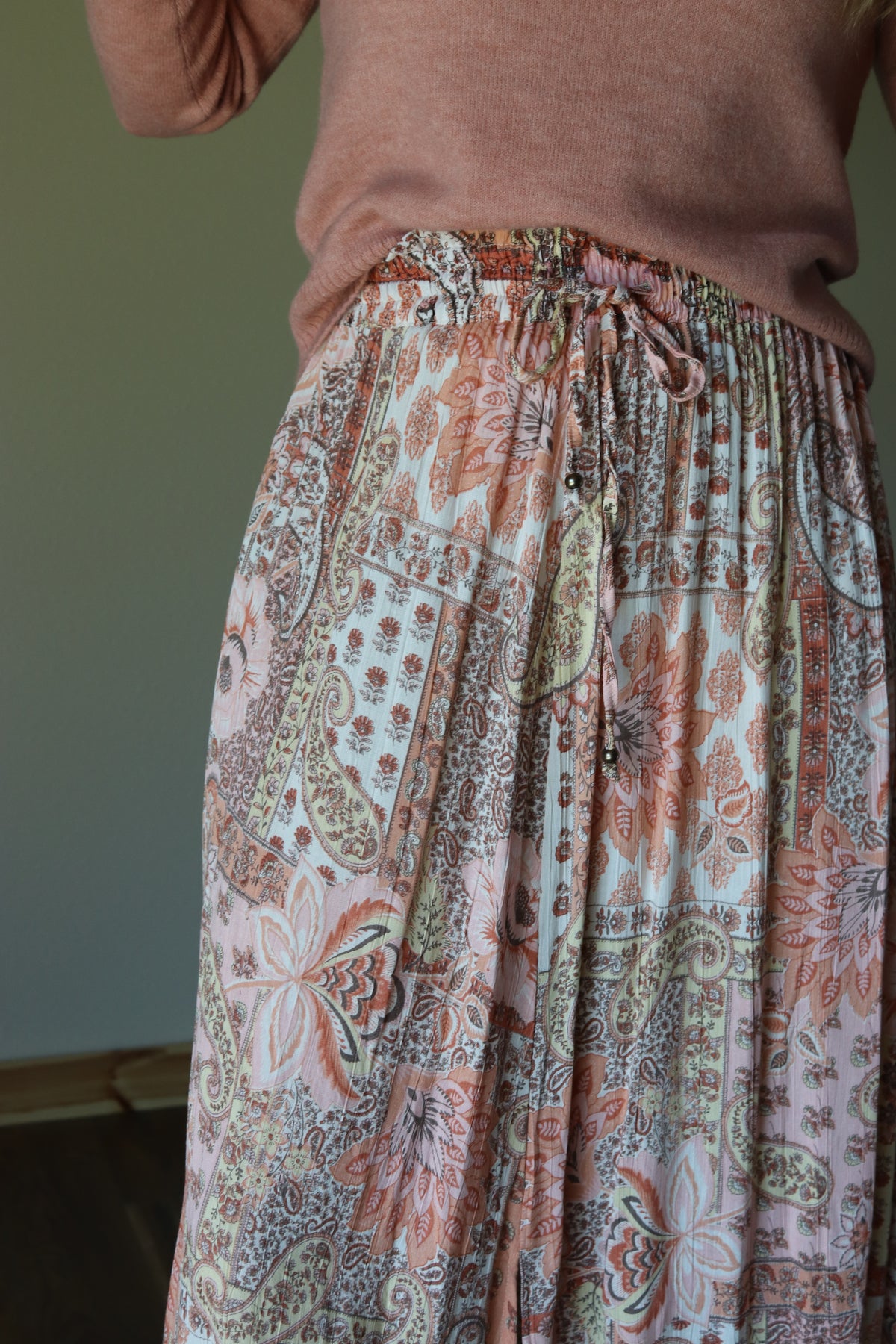 Harper Pink Patchwork Skirt