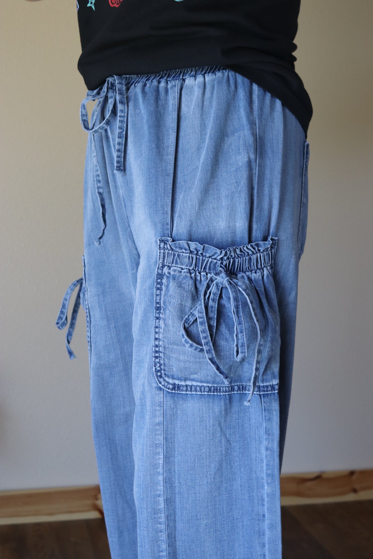 Baggy Lightweight Denim Joggers