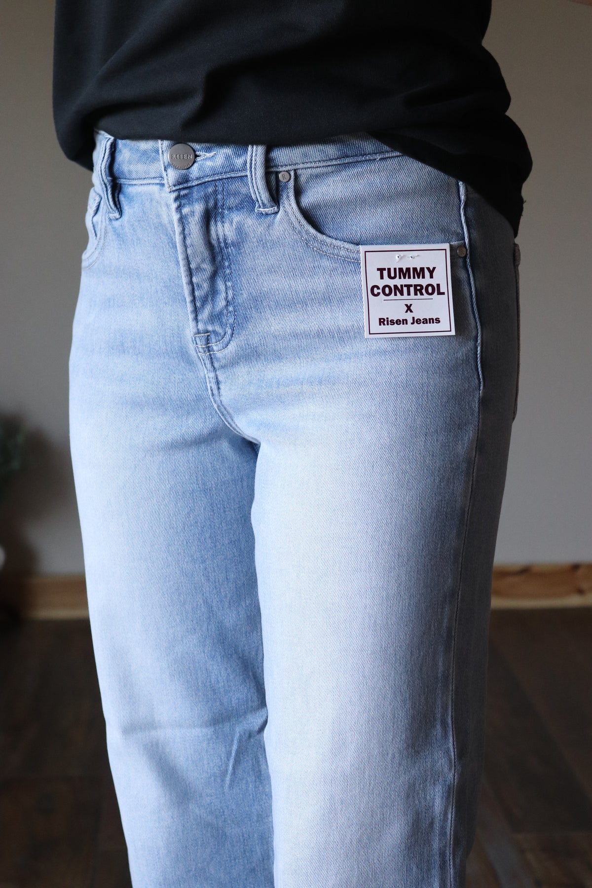 Risen: Tummy Control Sophia Jeans (Bow Detail)