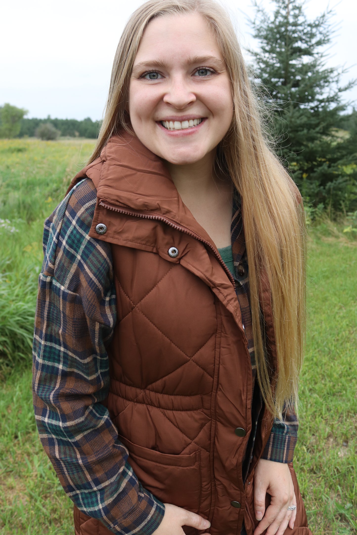 Brown/Green Flannel