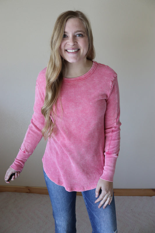 Pink Thermal Long Sleeve