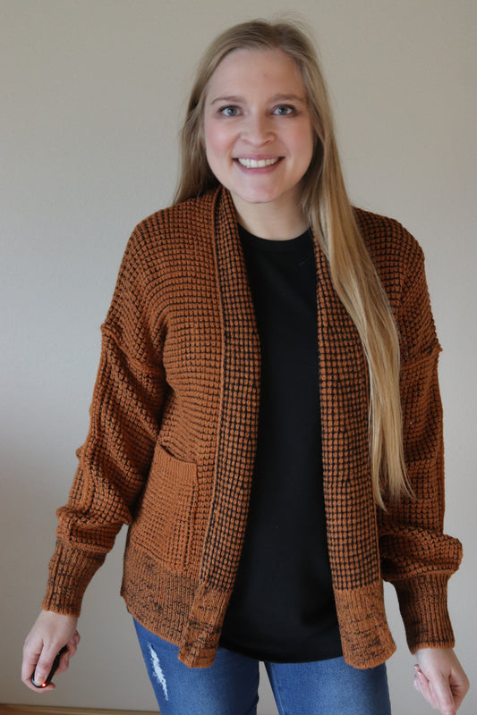 Camel Knit Cardigan