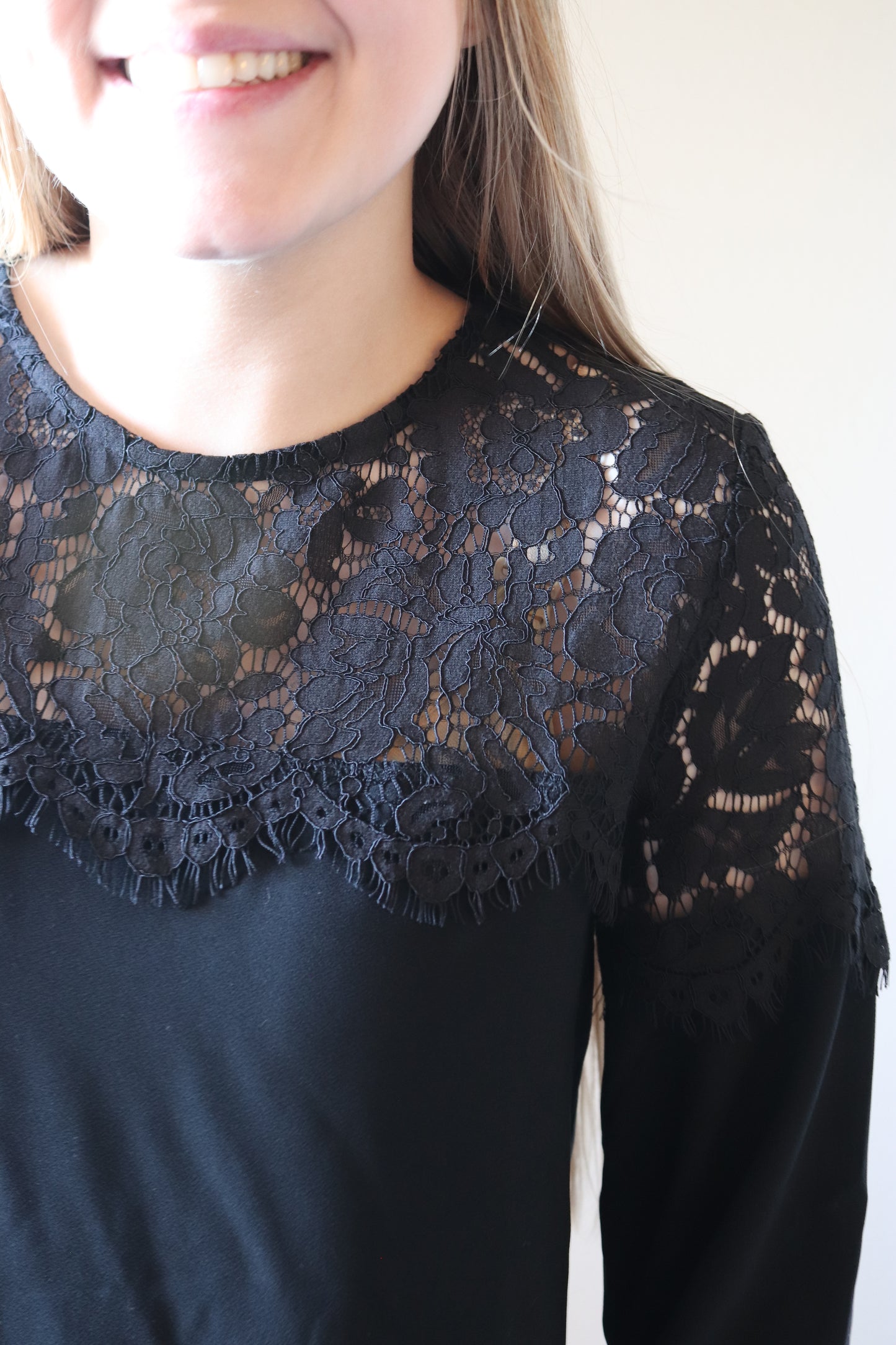 Black Lace Long Sleeve