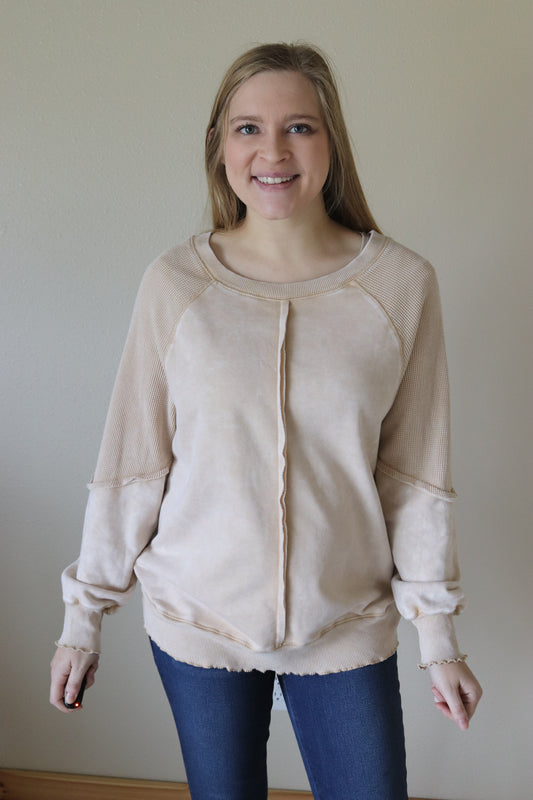 Beige Sweatshirt