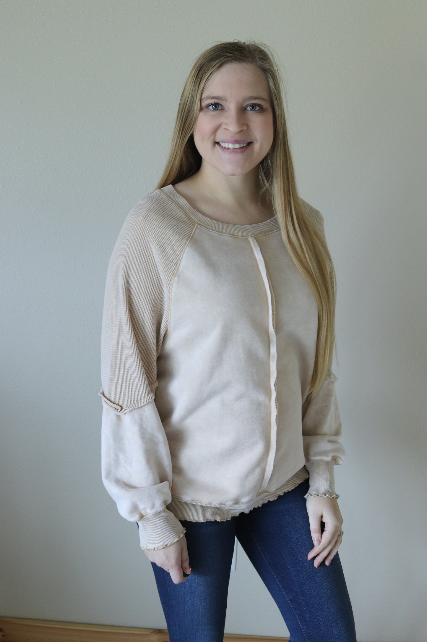 Beige Sweatshirt