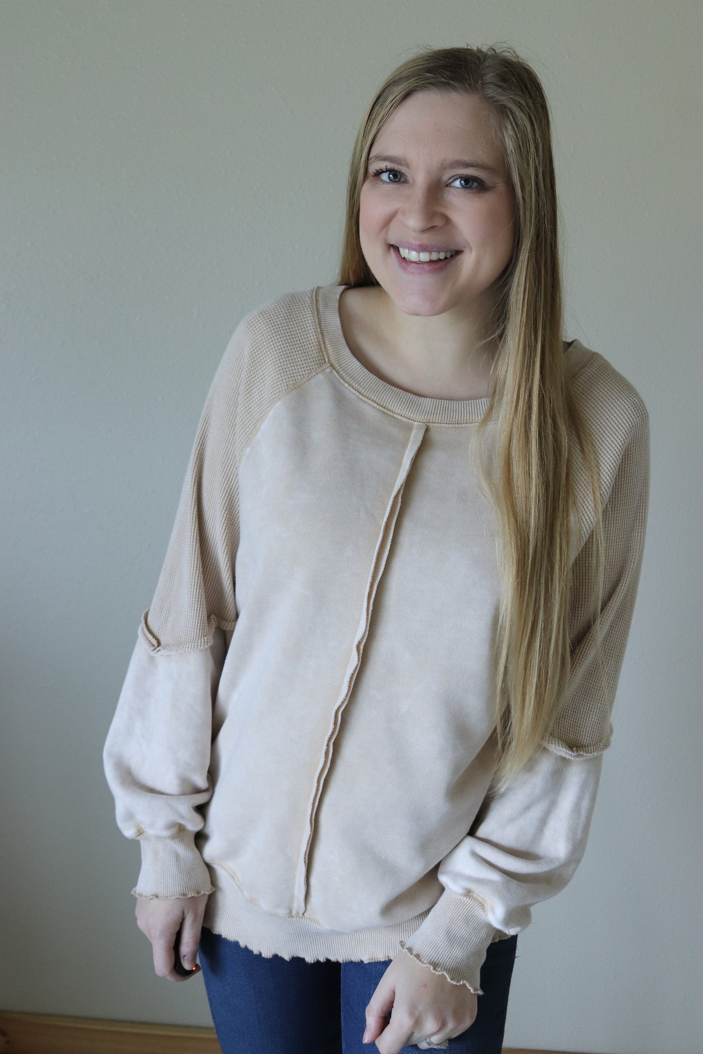 Beige Sweatshirt