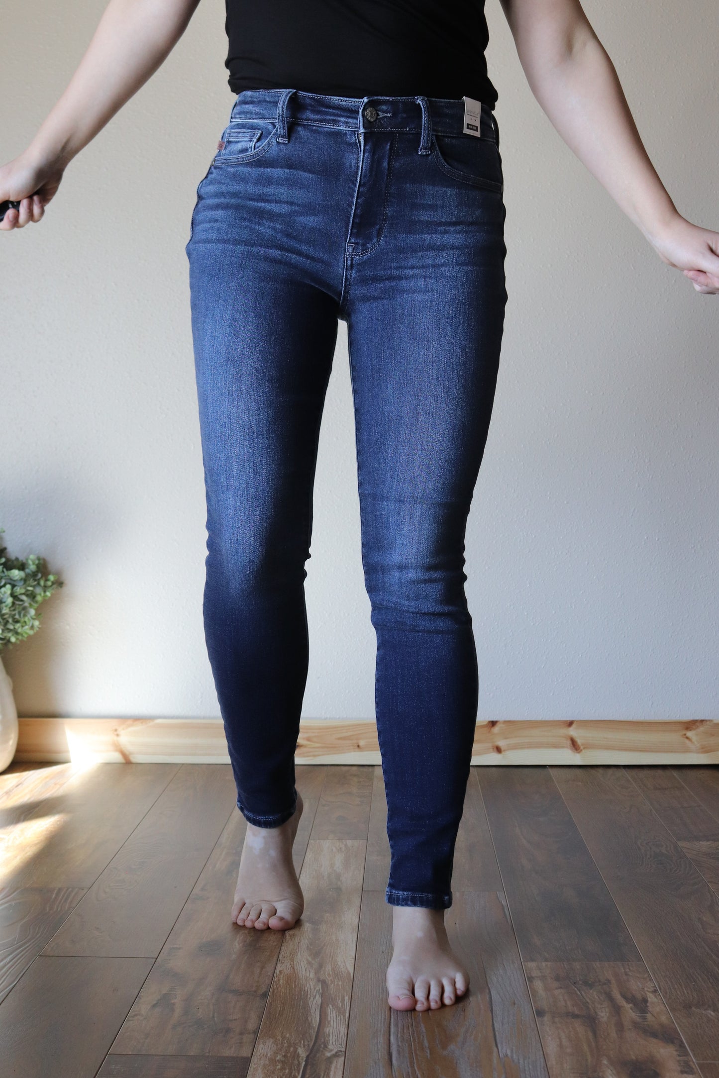 Judy Blue: Sarah Thermal Skinny Jeans