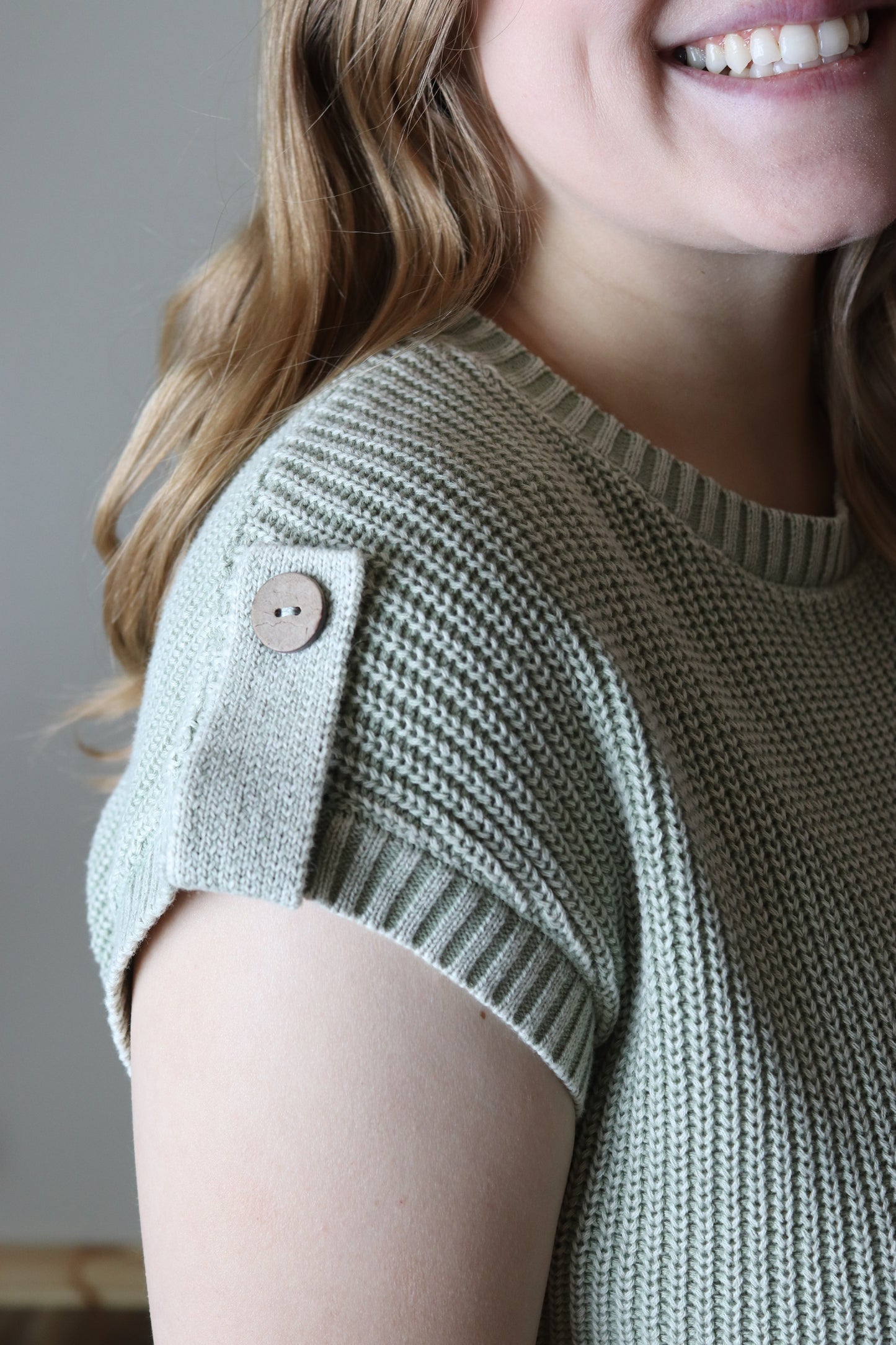 Light Green Knit Top