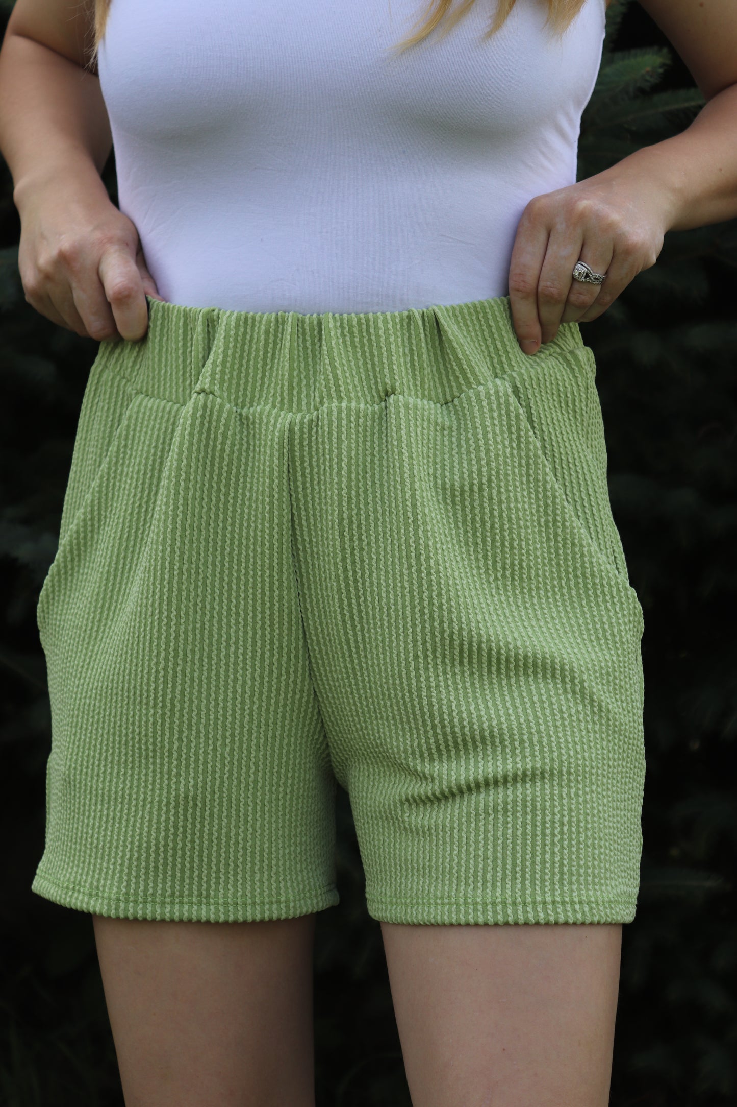 Lime Urban Ribbed Set