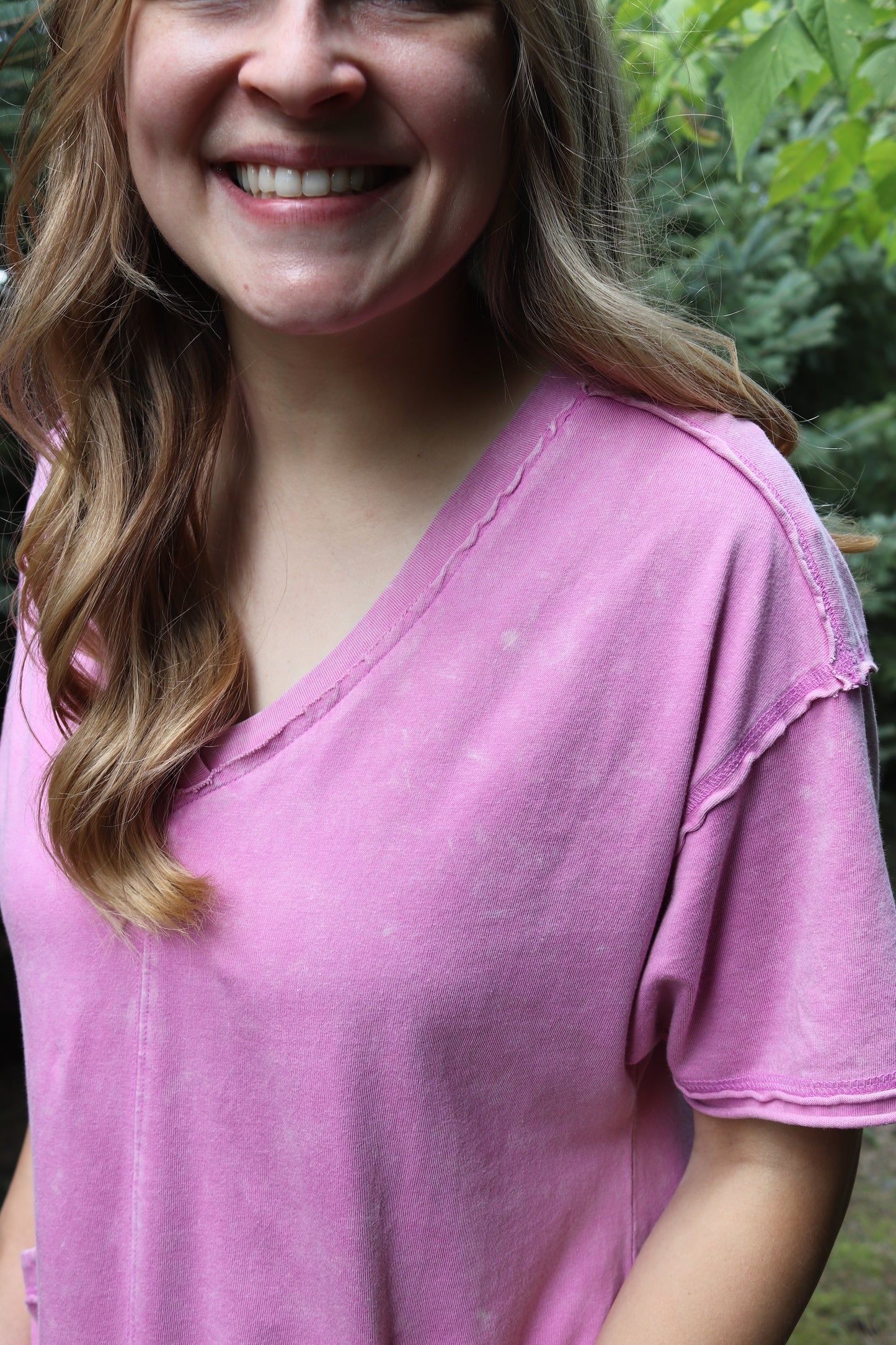 Orchid Washed Romper
