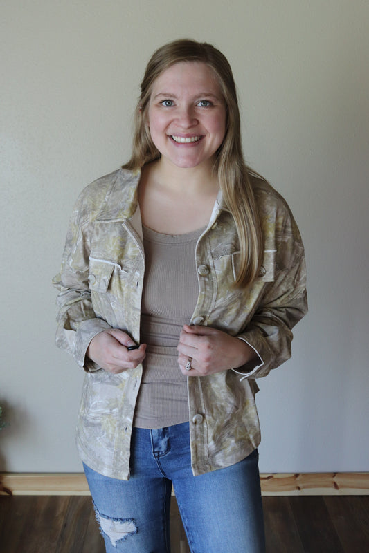 Oversized Camo Shacket