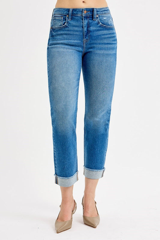 Risen: High Rise Boyfriend Jeans