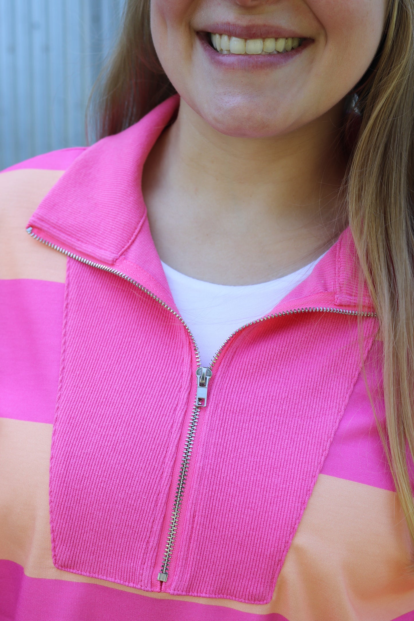 Pink/Orange Striped Set